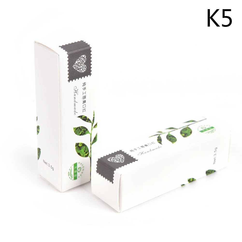 K5 10 шт./лот 25*25*88 мм 5 г 5 мл губная помада тюбик DIY упаковка коробка бальзам для губ тюбик упаковка картонная коробка цветная крафт-бумага подарок - Цвет: K5