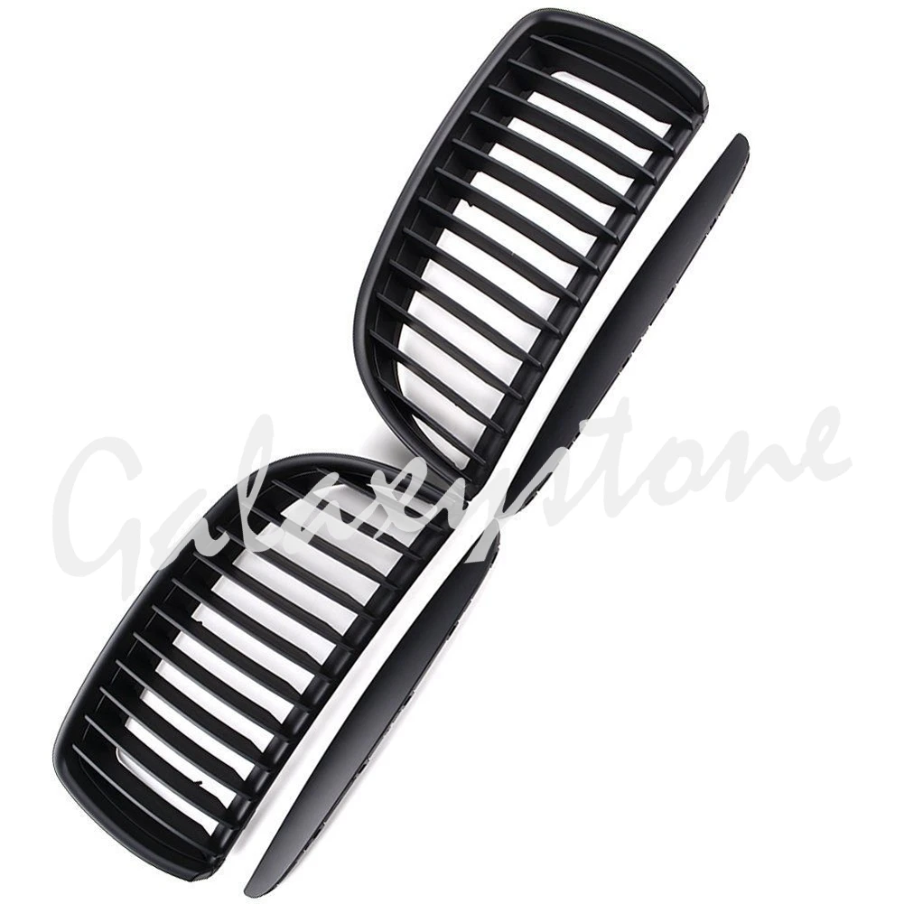 

Matte Black Front Kidney Grille Grill Fit For Bmw E90 E91 3-Series 4Door 2005 2006 2007 2008