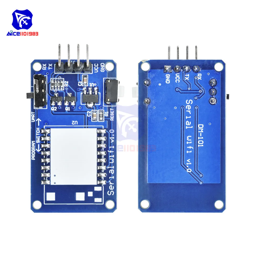 ESP8266 ESP-07 ESP07 wifi серийный приемопередатчик беспроводной модуль платы 3,3 V 5V 8N1 ttl UART порт контроллер для Arduino UNO R3