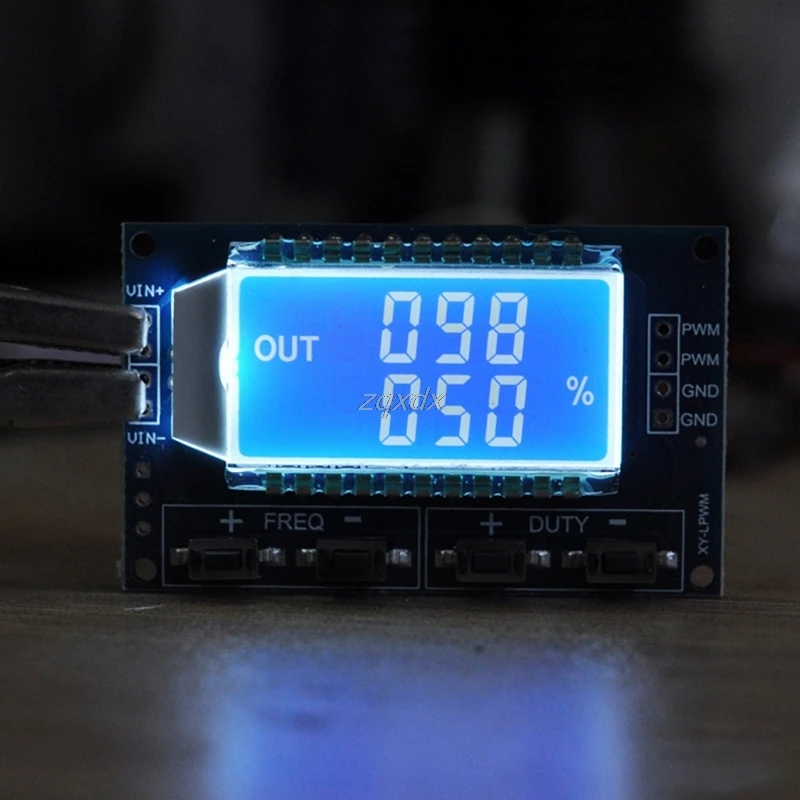 

Signal Generator PWM Pulse Frequency Duty Cycle Adjustable Module LCD 3.3V-30V Z07 Drop ship