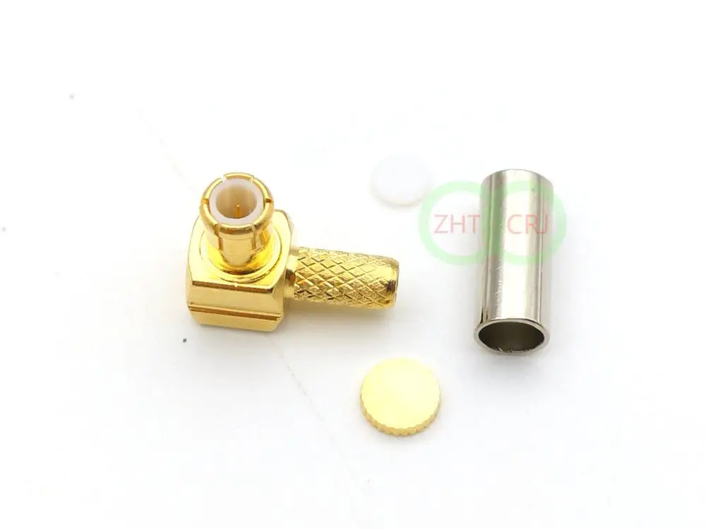 1000 шт mcx правый угол для RG188 RG174 RG316 Кабельный разъем|angle|angle connectorangled cables |