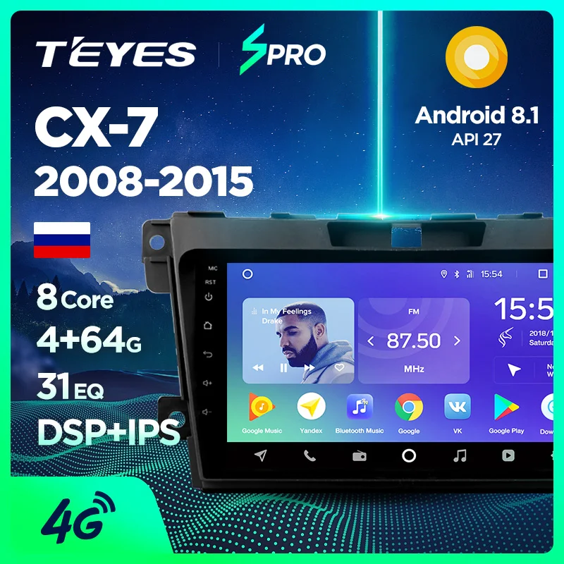 

TEYES SPRO Car Radio Multimedia no 2 din android Video Player Navigation GPS For Mazda Cx-7 cx7 cx 7 2008-2015