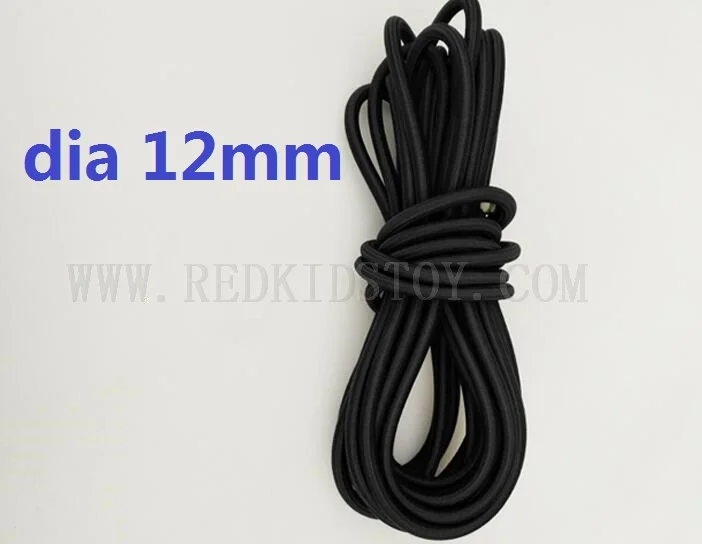 

ONLY BLACK! BIG SALE FREE SHIPPING dia 12mm 3.8M Long Good Elasticity Trampoline Elastic Rope Durable Trampoline Cord HZ-7707h