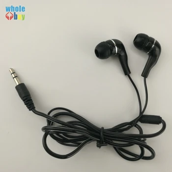 

300pcs/lot High quality 3.5mm audio 1m Stereo soft transparent earphone Comfortable Wearing Sport Headset for MP4 Sony Huawei