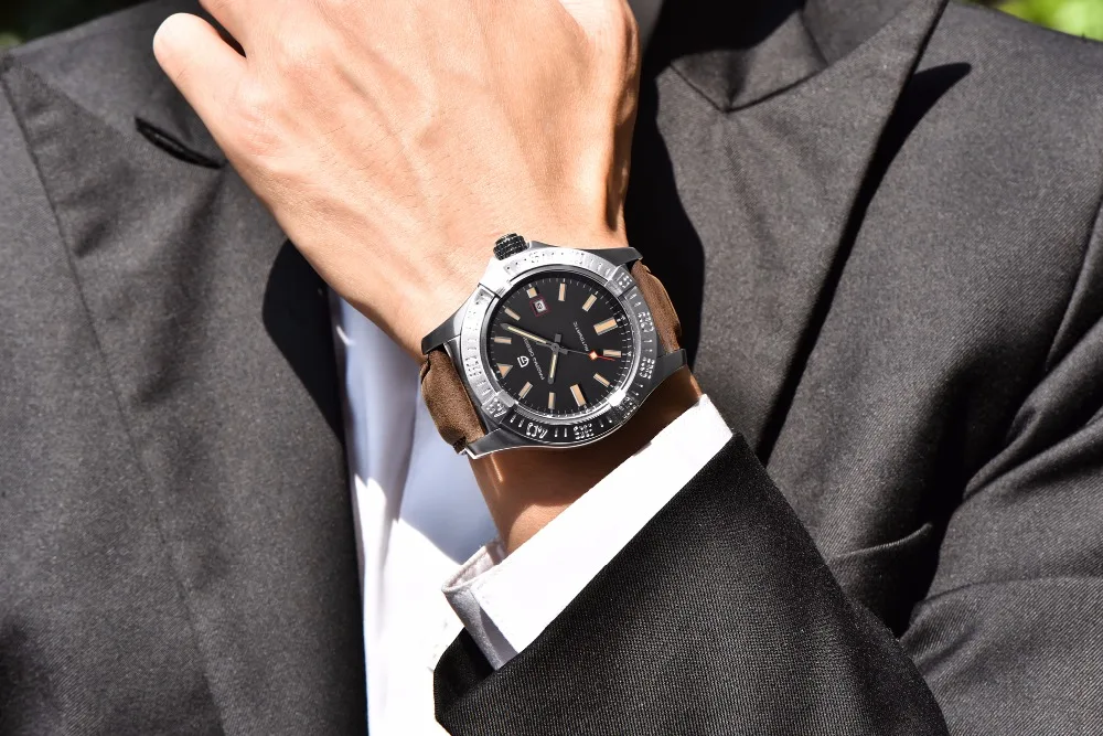 PAGANI дизайнерские мужские часы классические деловые механические часы водонепроницаемые кожаные часы люксовый бренд часы мужские Relogio Masculin