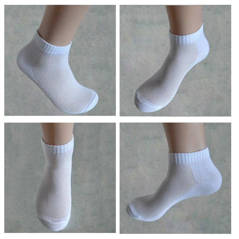 5 пар модные мужские хлопковые носки сплошной цвет летние носки для лодыжки Дышащие носки Горячий товар