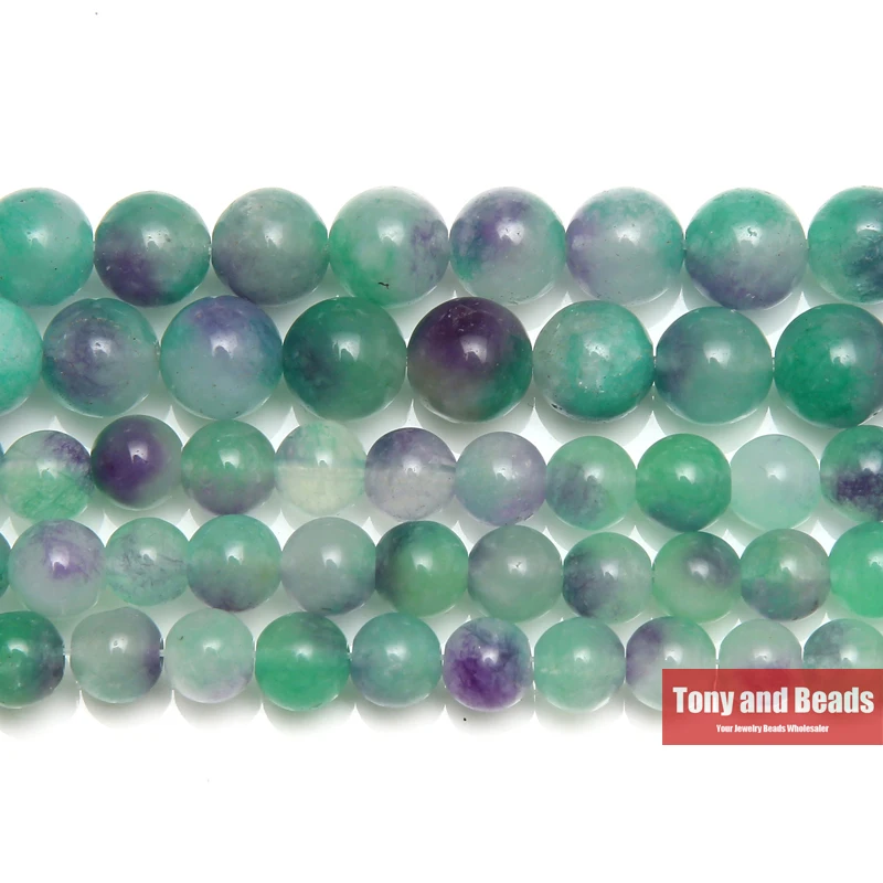 

Free Shipping Natural Stone Purple Malaysia Jades Loose Beads 6 8 10 MM Pick Size For Jewelry Making No.JD15