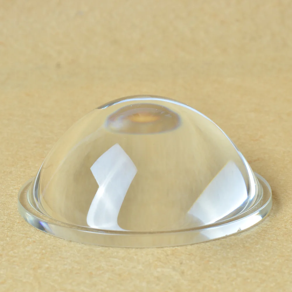 Высокое качество стекло светодиодный диаметр 79 мм оптические стеклянные выпуклые линзы высокой мощности Светодиодный плосковыпуклые линзы для лампы
