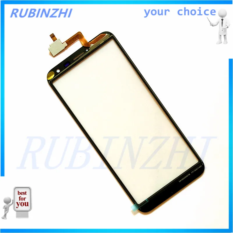 RUBINZHI телефон сенсорный экран дигитайзер Переднее стекло Сенсорная панель сенсор для DEXP Ixion G155 сенсорный экран Замена с лентой