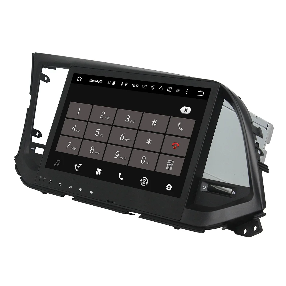 Best 1024*600 Quad core 10.1" Android 8.1 Car DVD Player for Hyundai Elantra 2016 With 2GB RAM GPS Radio Bluetooth WIFI 16GB ROM 3