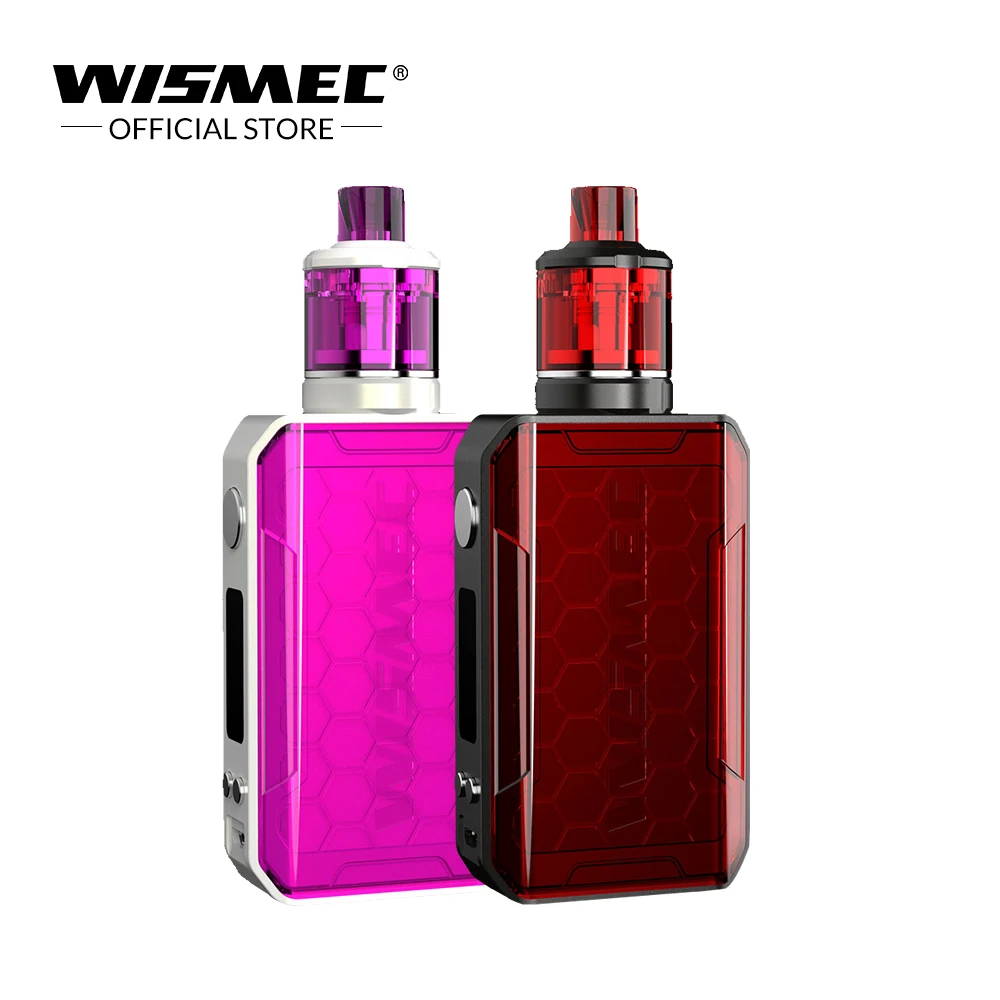 WISMEC SINUOUS V200 Kit with Amor NSE Tank Output 200W in 1.3 ohm WS04 MTL/0.27ohm WS-M Coil 3ml Capacity E-Cigarette vape kit WISMEC SINUOUS V200 Kit with Amor NSE Tank Output 200W in 1.3 ohm WS04 MTL/0.27ohm WS-M Coil 3ml Capacity E-Cigarette vape kit