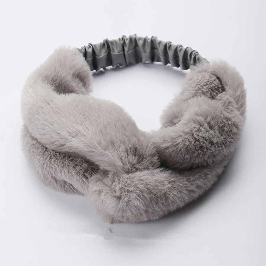 Yyun Ladies Luxury Brand Russian Cossack Style Faux Fur Headband Winter