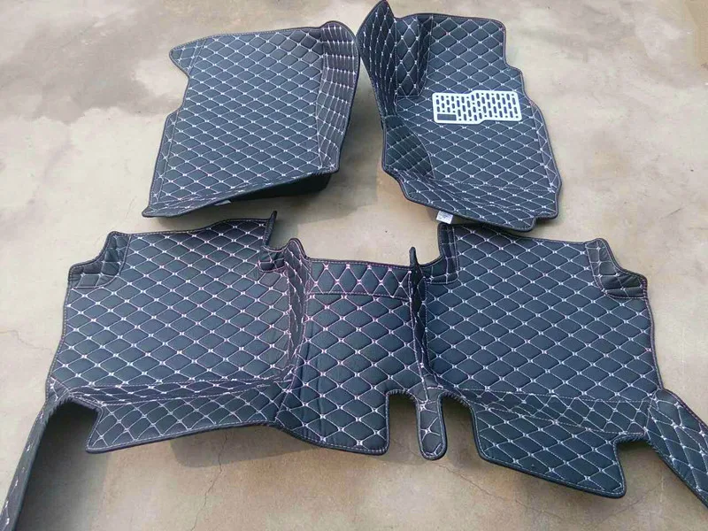 

Good quality! Custom special car floor mats for Right Hand Drive Toyota Land Cruiser 100 2007-1998 5 seats waterproof carpets