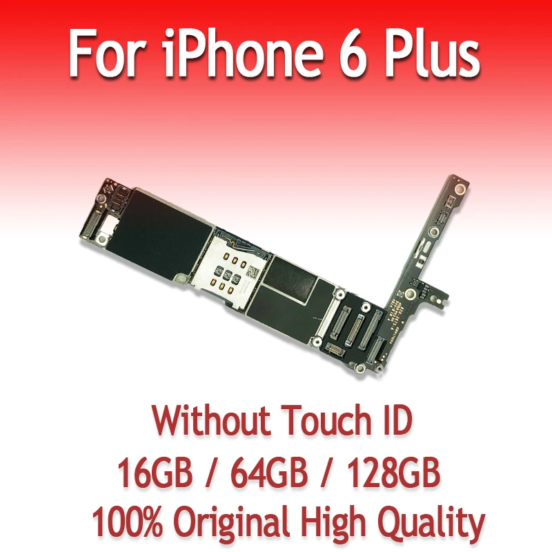 Оригинальная материнская плата 16 Гб 64 128 ГБ для iPhone 6 Plus без отпечатков пальцев Touch