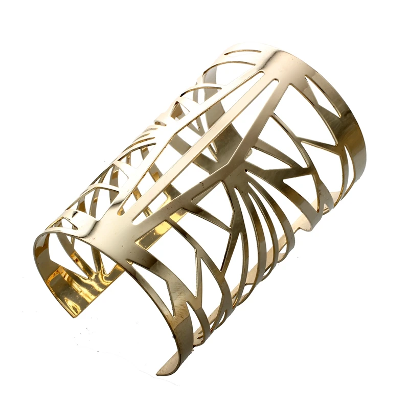 

Metal Bangle Bracelet Chain Bracelets Gold Color Ladies Jewelry