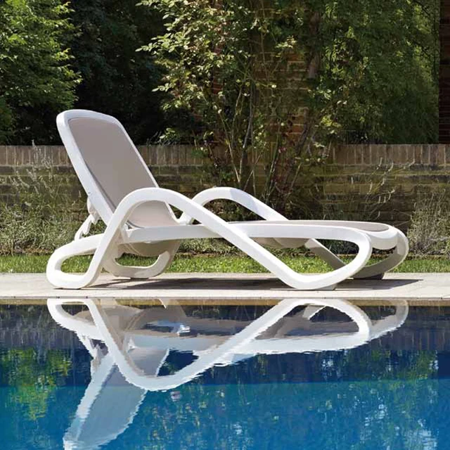 Plastic White Color Outdoor Furniture Beach Chair Lounger For Plastic White Color Outdoor Furniture Beach Chair Lounger For Swimming Pool Patio To Sea Port
