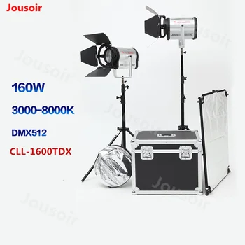 

Falconeyes 160W Color Stepless Adjustable LEDs Video Light DMX system 2pcs/lot with box two light set CLL-1600TDX CD50 T06