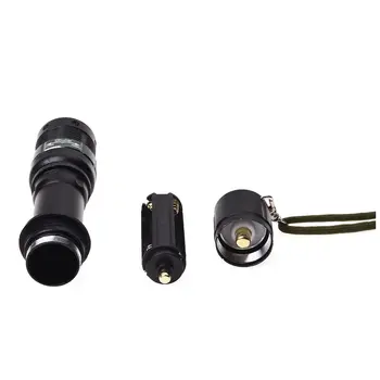 

2 packs Zoomable XML T6 LED Flashlight Torch Zoom Lamp Light +Charger for Hunting Cycling Climbing Camping and Outdoor Activit