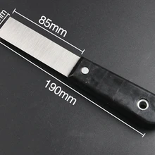 1 дюйм, 2 дюйма, 3 дюйма, 5 дюймов. 4 шт. гибкий шпатлевка нож с пластиковой молотковой ручкой шпатлевка нож с черной ручкой