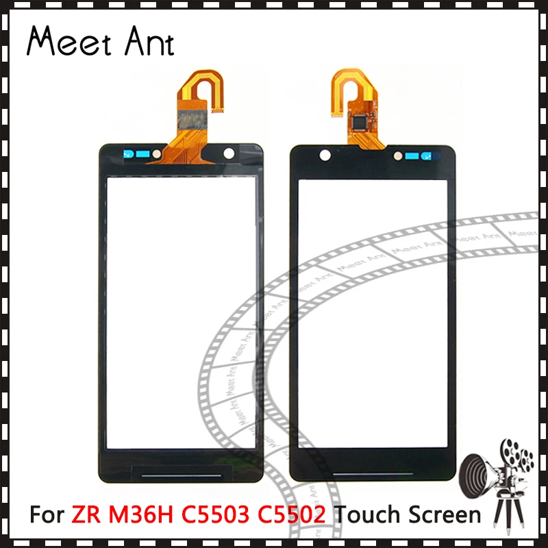 50 шт./лот высокое качество 4 6 &quotдля Sony Xperia ZR M36H C5503 C5502 сенсорный экран дигитайзер
