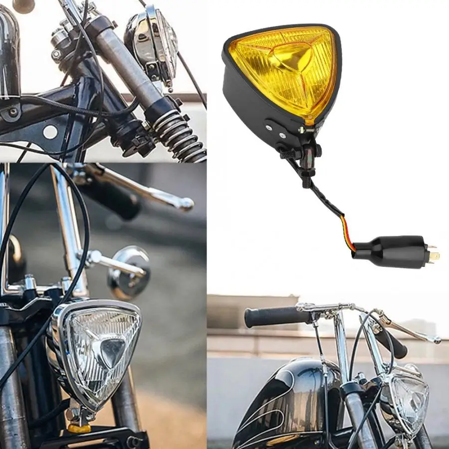 Фару Мото LED 12v 35W de moto rcycle Ретро модифицированный металлический головной