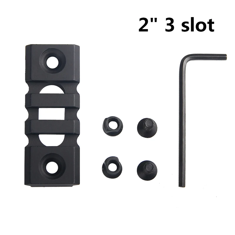 2 inch 3 Slot 3inch 5inch Slot 3.6inch 7 Slot Aluminum Keymod Scope Mount Picatinny Weaver RL1-0022 (4)