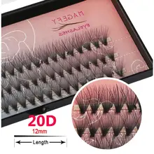 Предварительно сделанные объемные веерные шелковые ресницы 3D/5D/6D/10D/20D Индивидуальные ресницы ручной работы накладные ресницы для наращивания полуперманентный макияж