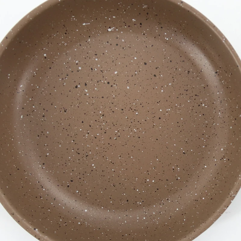 Мраморный мини не липкий чугунная сковорода камень слой сковорода кастрюля небольшой жареные сковорода для яиц использования газа и индукции плита