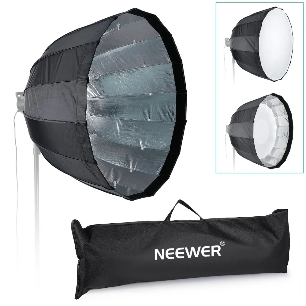 Neewer Dodecagon софтбокс с ободом и креплением Bowens портативный быстрый складной