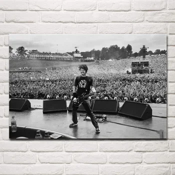 

Dave Grohl concert living room decoration home wall art decor wood frame fabric posters KF513