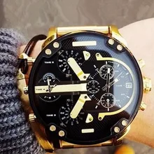Men Large Dial Men's Sports Quartz Watch Top Brand Luxury Designer Watch Luxury Business Quartz Clock Male Relogio Masculino