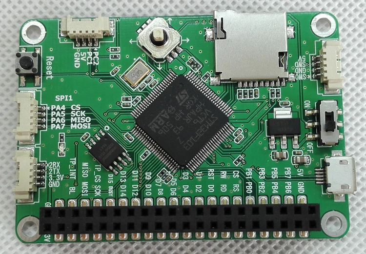 

NoEnName_Null STM32 core development TFT LCD screen evaluation board with high speed FSMC SDIO interface