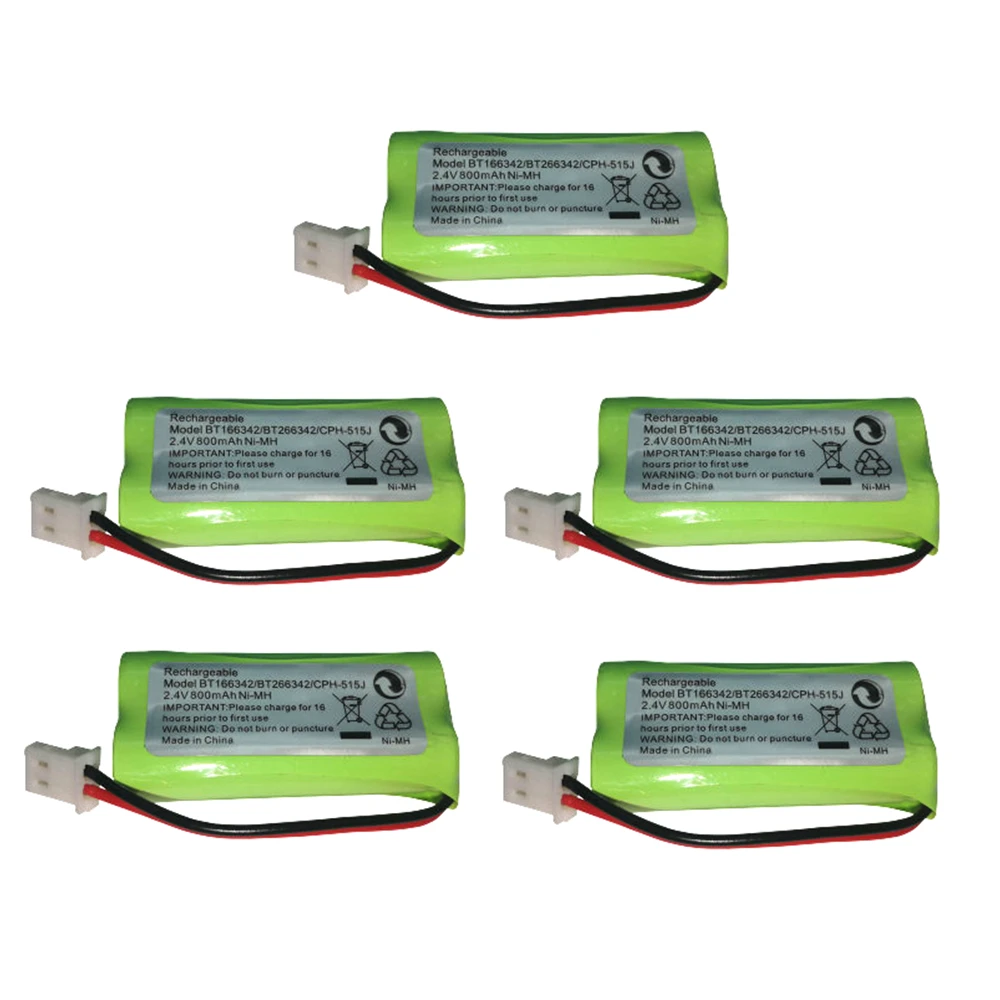 Аккумуляторная батарея для домашнего телефона VTech BT166342 BT266342 BT183342 BT283342 TL90070 5