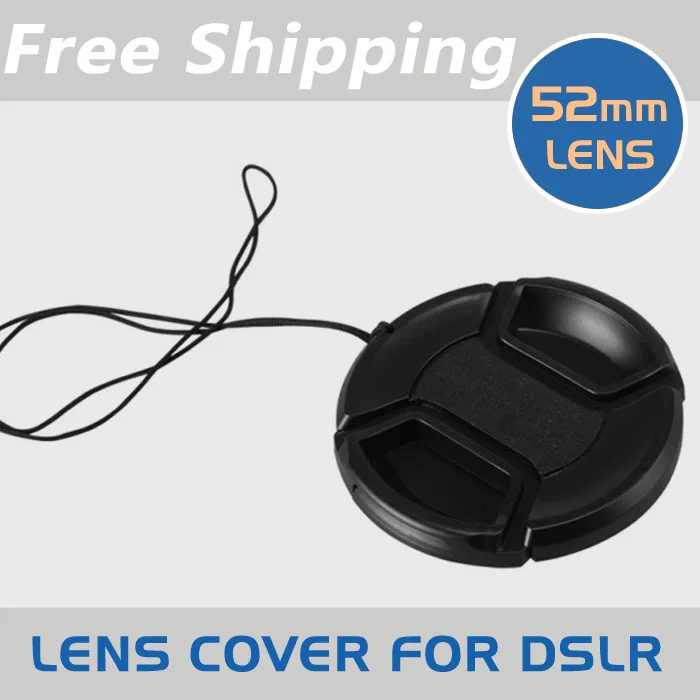 52 MM Lens Cap para Nikon D70 D80 D90 D100 D3000 D3100 D3200 D5000