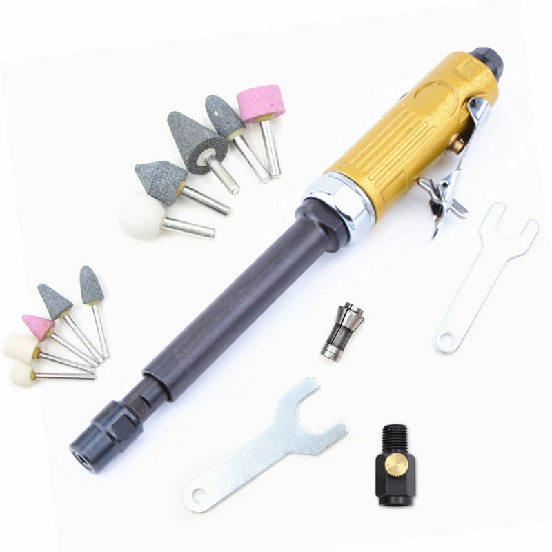 extension rod pneumatic engraving tool air carve tool wind grinding