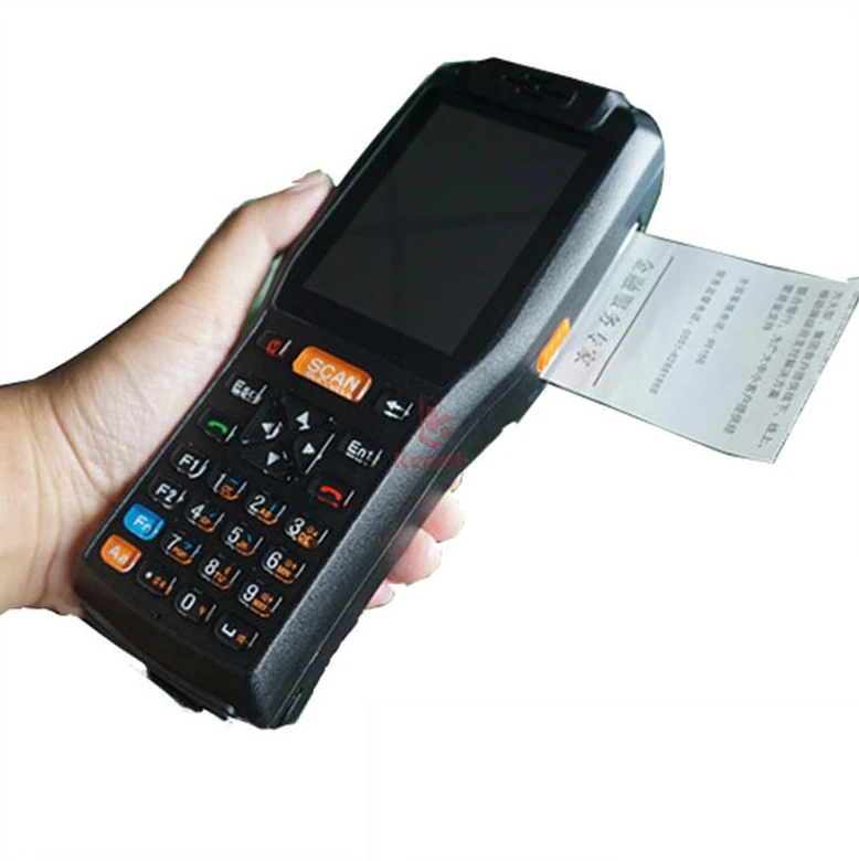 

Receipt Printer POS Android Terminal with 58mm Thermal Printer Handheld 1D 2D Barcode Scanner Reader Restaurant Payment NFC PSAM