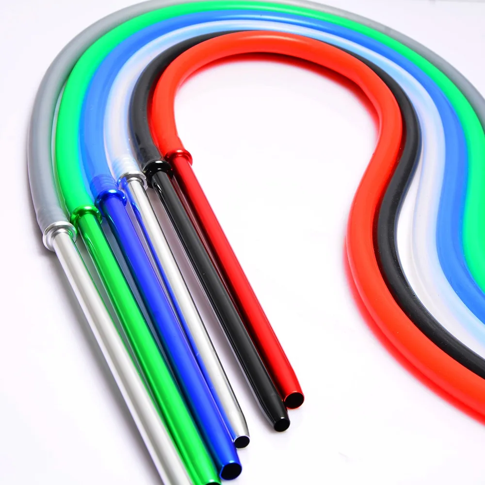 Hookah Shisha Hose 250mm Aluminum Stem 1.7M Long Food grade Silicone hookah accessories