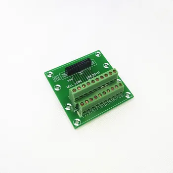 

IDC20 2x10 Pins 2.54mm Female Header Breakout Board, Terminal Block, Connector.