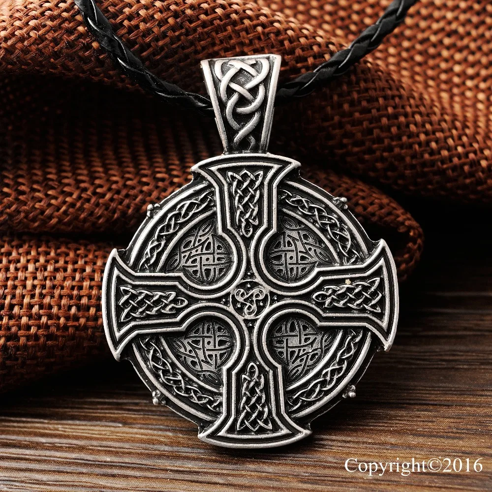 

10pcs Solar Cross Celtics Armenian cross Druid Pendant Cross Necklace Pendant Amulet Pendant