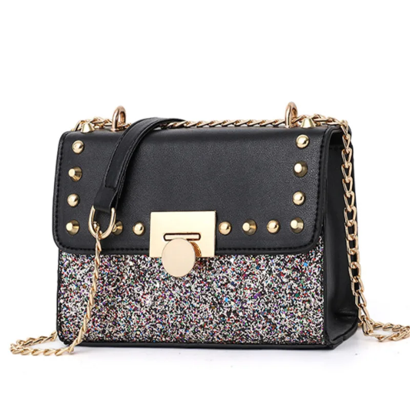 

Fashion Bags For Women Flaps Bling Crossbody Bags For Women Casual Mini Handbags Ladies Shoulder Small Messenger Bags