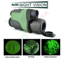 Free Shipping!4×50 Infrared IR Night Vision IR Trail Hunting Monocular Telescope 250m Range