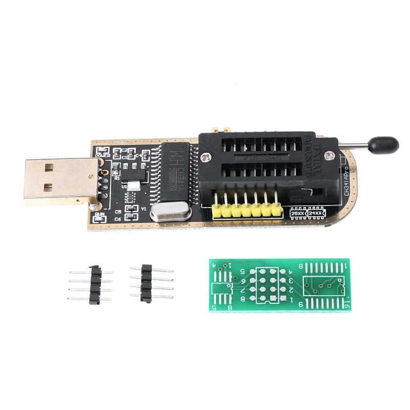 

CH341A 24 25 Series EEPROM Flash BIOS USB Programmer Module USB to TTL 5V-3.3V