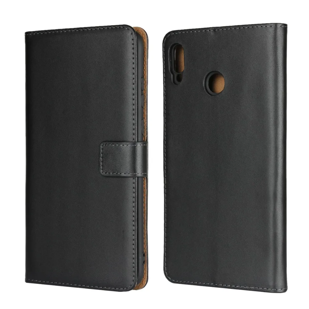 

For Huawei 8x Max Genuine Leather Flip Case For Huawei Honor 8X Cover Silicone Card Slots Stand Funda