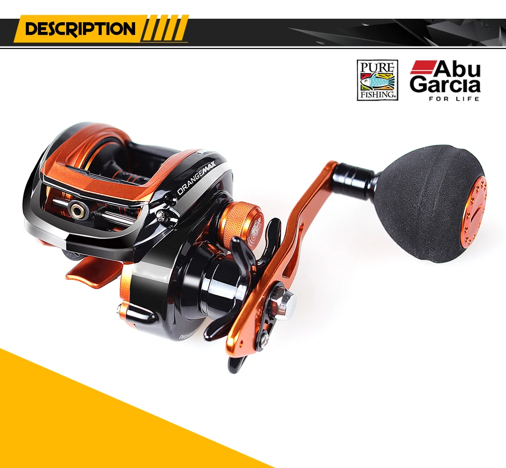 Abu Garcia Max 3 Orange Fishing Baitcasting Reel - Finish-Tackle