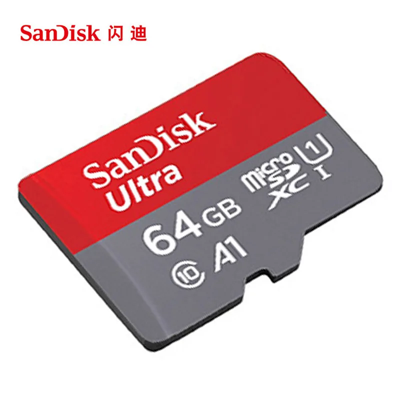 100 Original SanDisk Micro SD Card 64GB 100MB/s 16GB 32GB 128GB 256GB