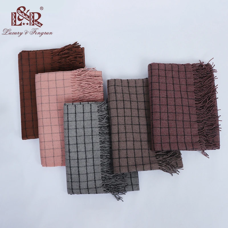 

2018 Luxury Brand Real Wool Men Scarf Winter Cashmere Unisex Scarves Foulard Male Pashmina Shawl Tassel Bufandas Hombre Echarpe