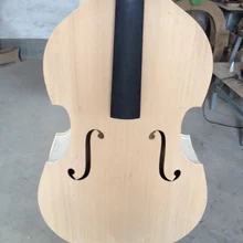 Ручная работа Белый/незавершенный вертикальный бас 3/4, фанера, двойной бас