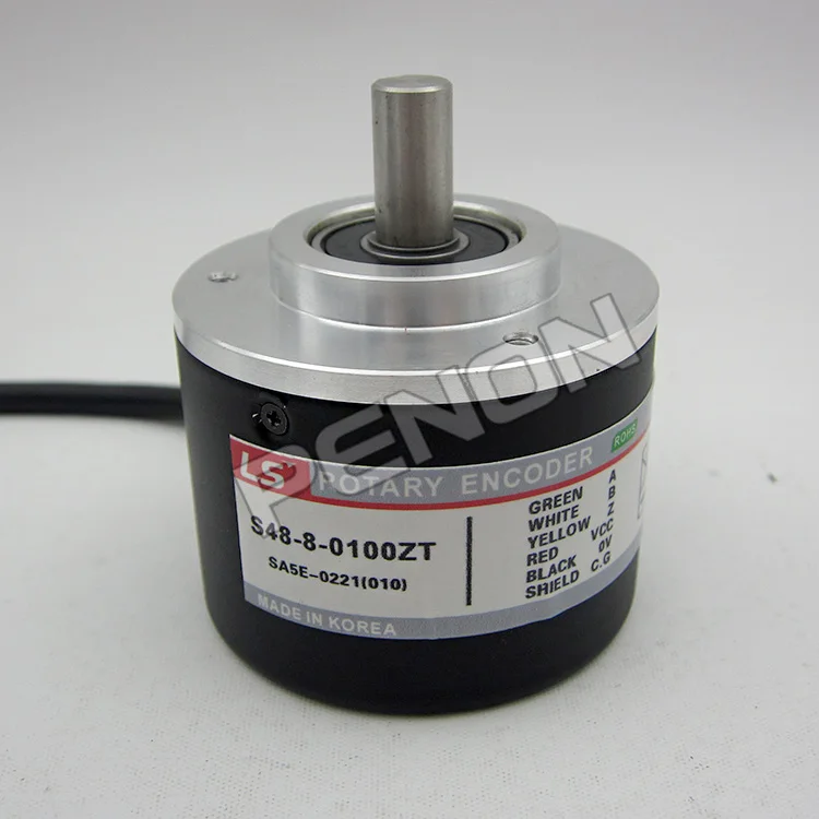 S48-8-0100ZT Rotary encoder Külső Átmérő 48 Bibeszál Átmérő 8 Pulzus 100 Írásbeli büntetés