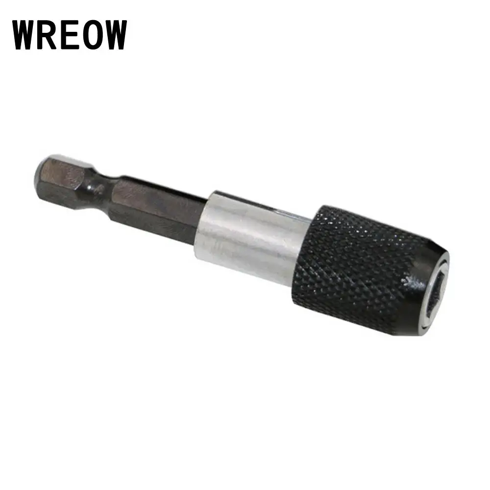 

Quick Release Electric Drill 1/4" Hex Shank Magnetic Screwdriver Drill Bit 60mm Electric Drill Bits Tool Holder Extension Bars