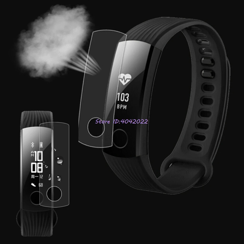 TPU Ultra Thin Screen Protector For Huawei Honor Band 3 Youth Smart Watch